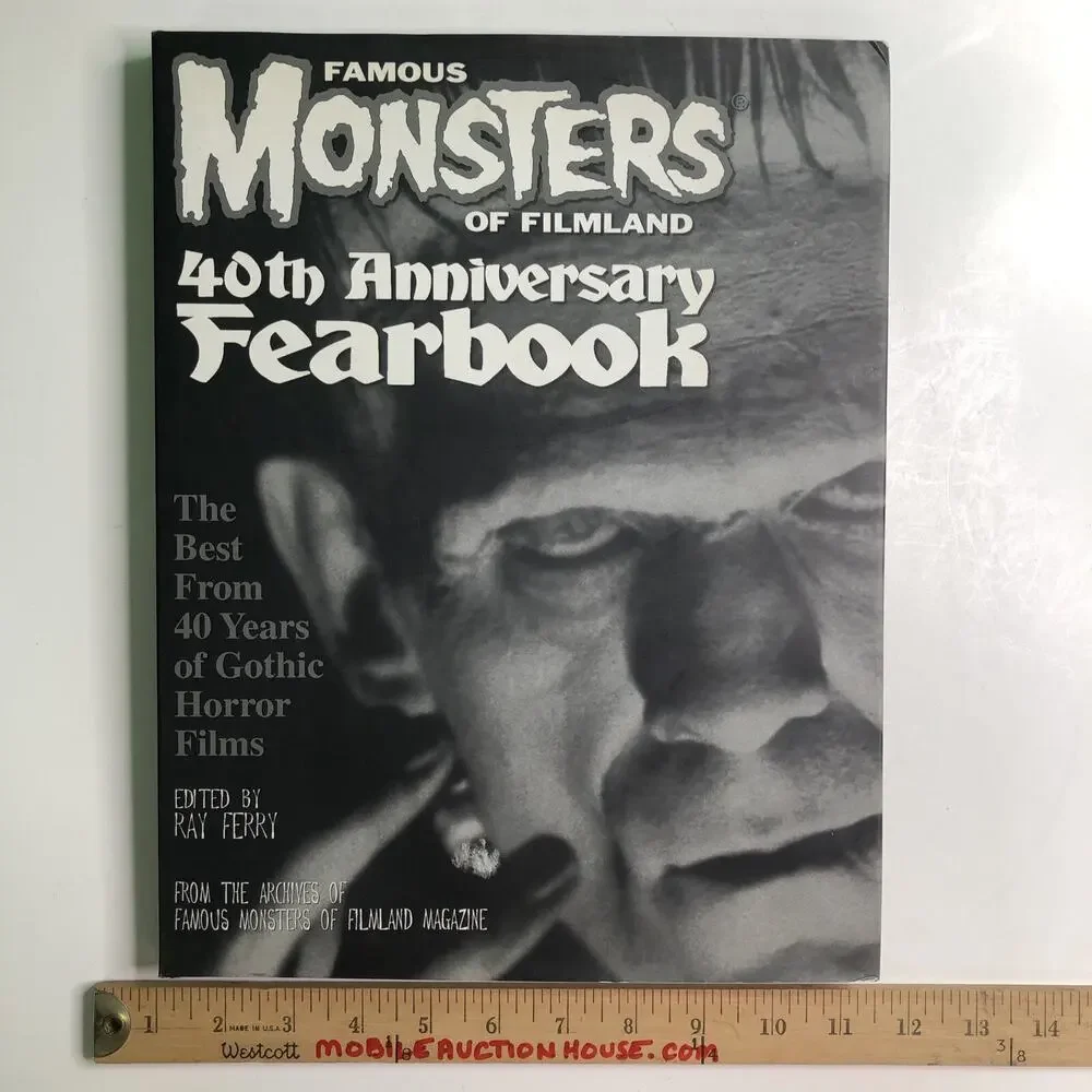 Signed By Author Famous Monsters of Filmland 40th Anniversary Fearbook 1998 1st